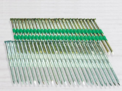 Plastic row nails